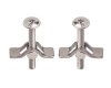 Stainless Steel Top-Fix Toilet Seat Fittings